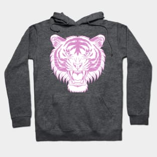 Angry tiger head illustration Hoodie